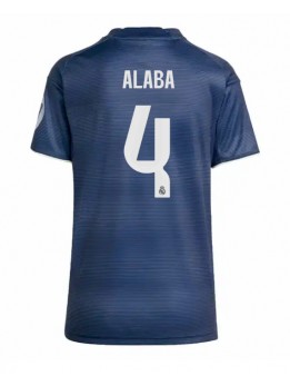 Billige Real Madrid David Alaba #4 Bortedrakt Dame 2025-26 Kortermet